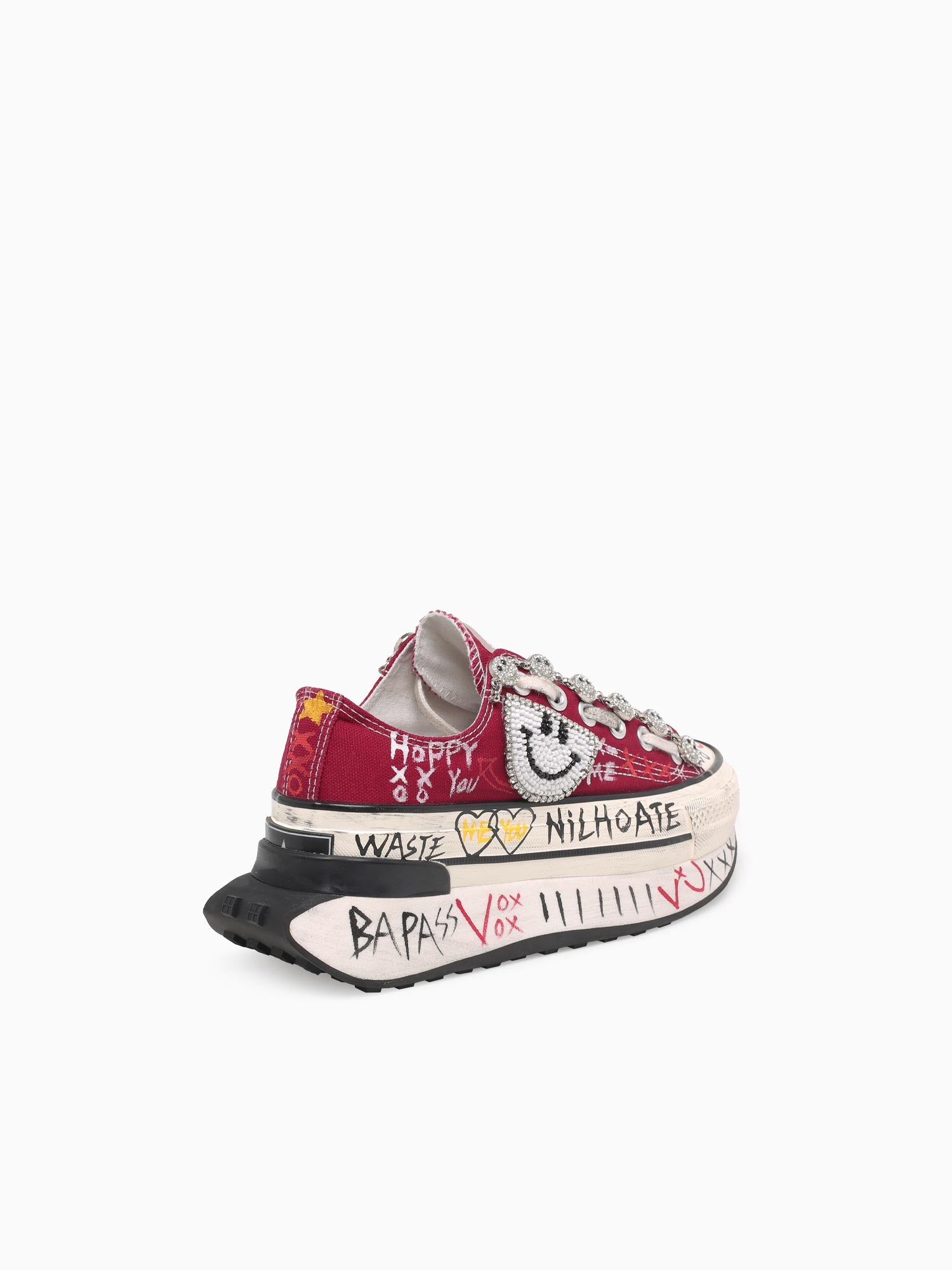 Bc03 Red Canvas Red / 36 / M