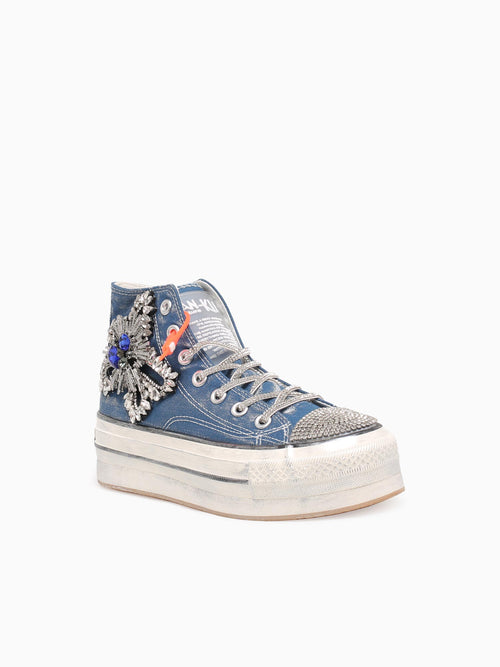 Ba01 Blue Jeans Canvas Blue / 36 / M