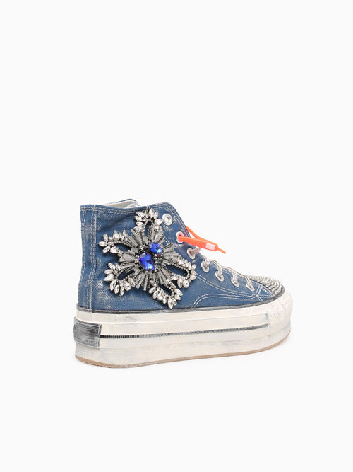 Ba01 Blue Jeans Canvas Blue / 36 / M
