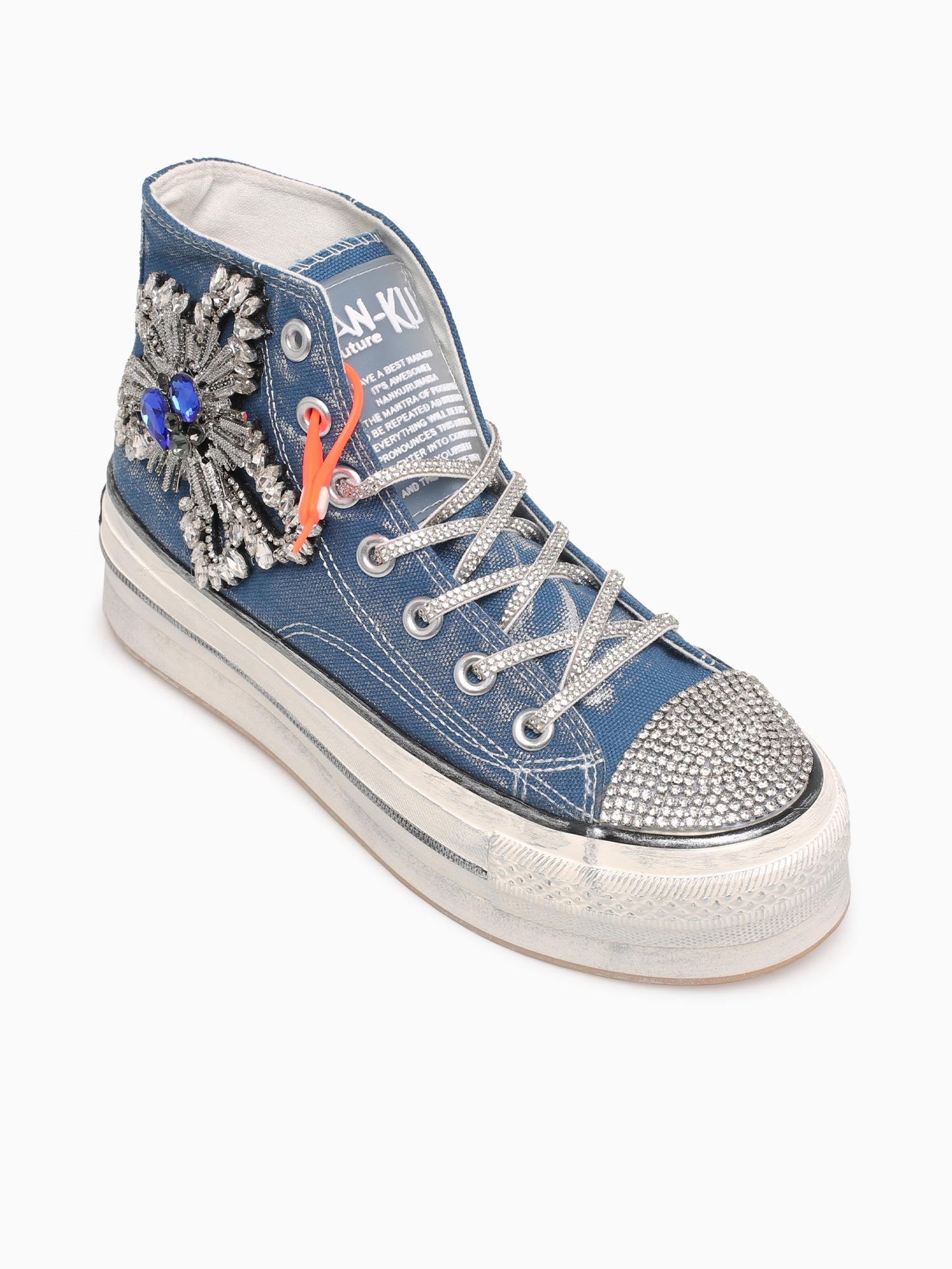 Ba01 Blue Jeans Canvas Blue / 36 / M