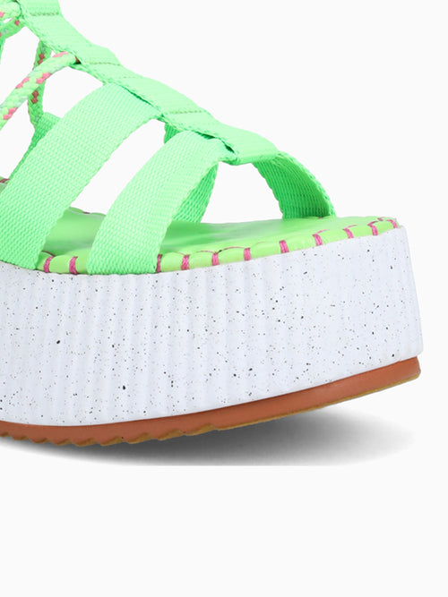 Hera Green Fuschia Green / 5 / M