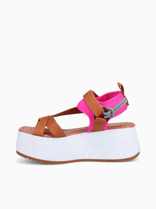 Gaia Tan Fuschia Tan / 5 / M