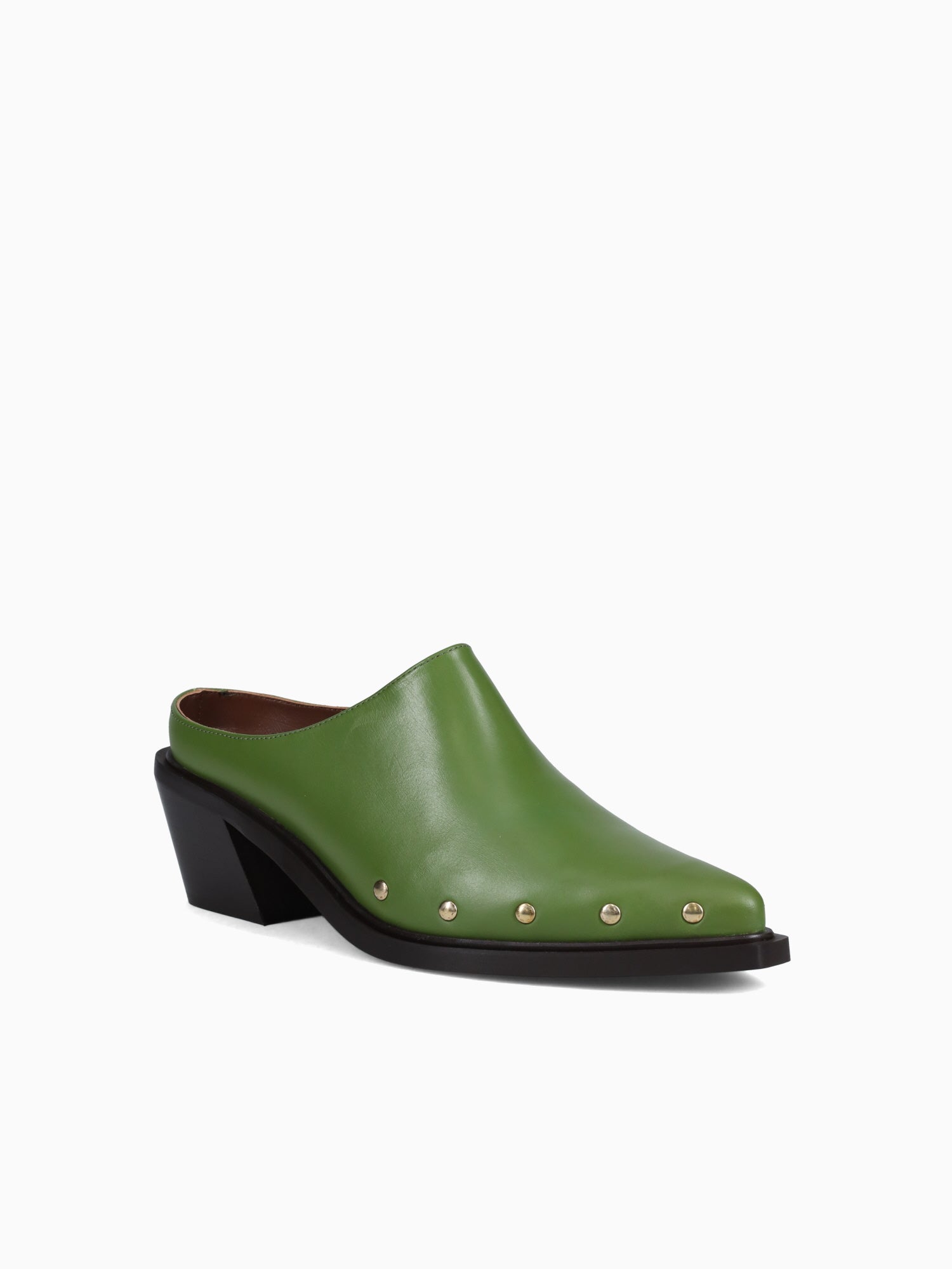Lorenzo Evergreen Leather Green / 36 / M