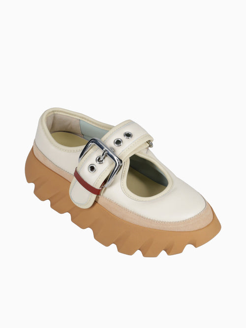 Tura Maya Ivory Leather Off White / 36 / M