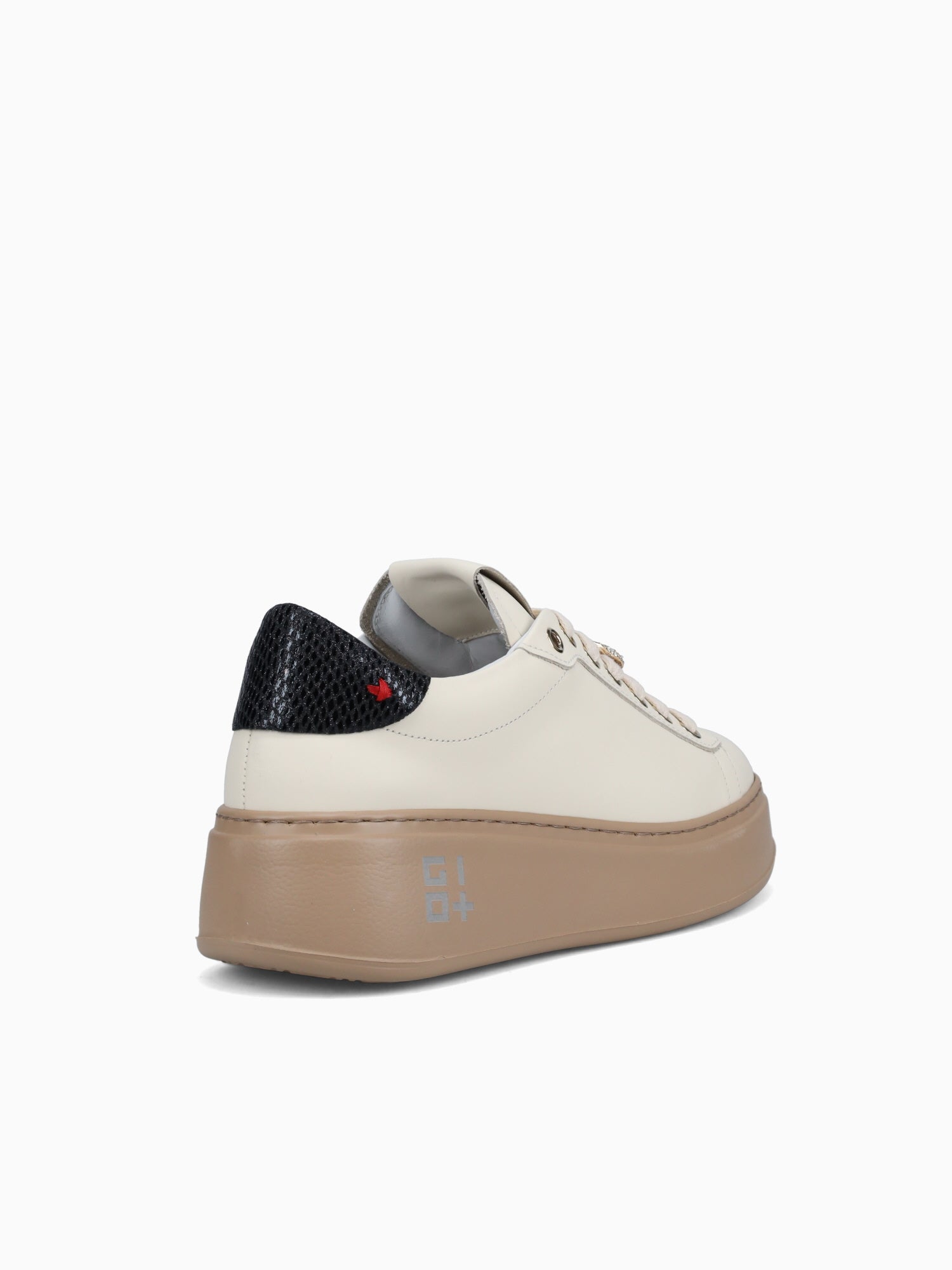 Pia 80a Latte Nero leather Off White / 5 / M