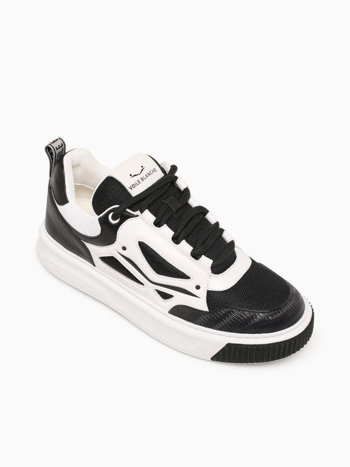 Forx Black Leather Mesh Black / 41 / M