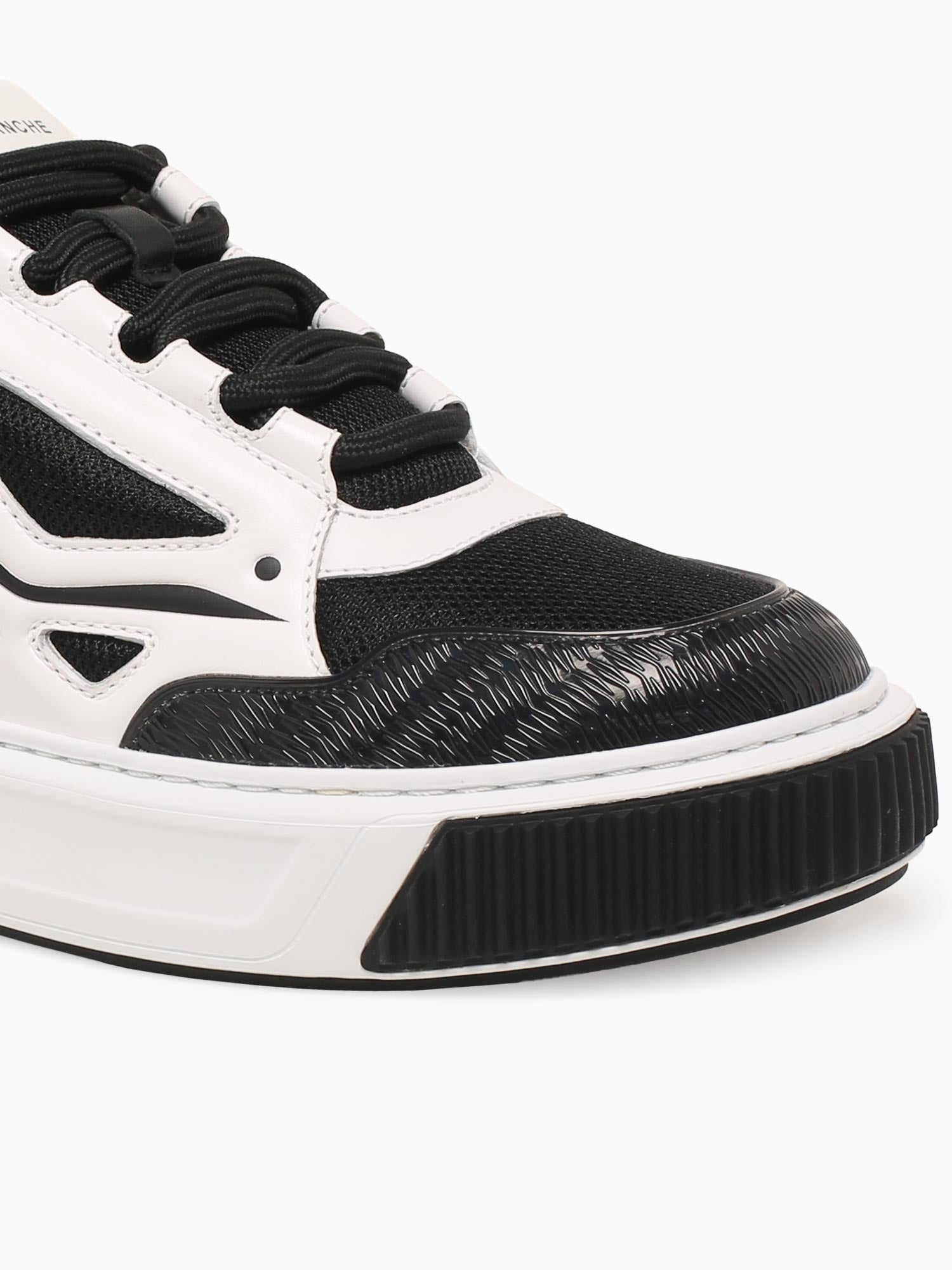 Forx Black Leather Mesh Black / 41 / M