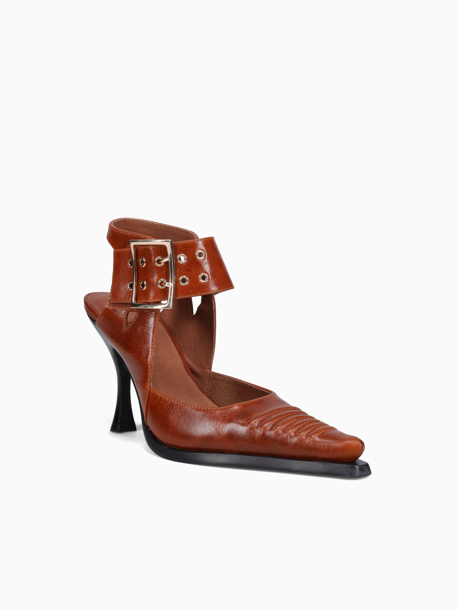 Directed Tan Distressed Cow Leather Tan / 5 / M