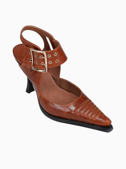Directed Tan Distressed Cow Leather Tan / 5 / M