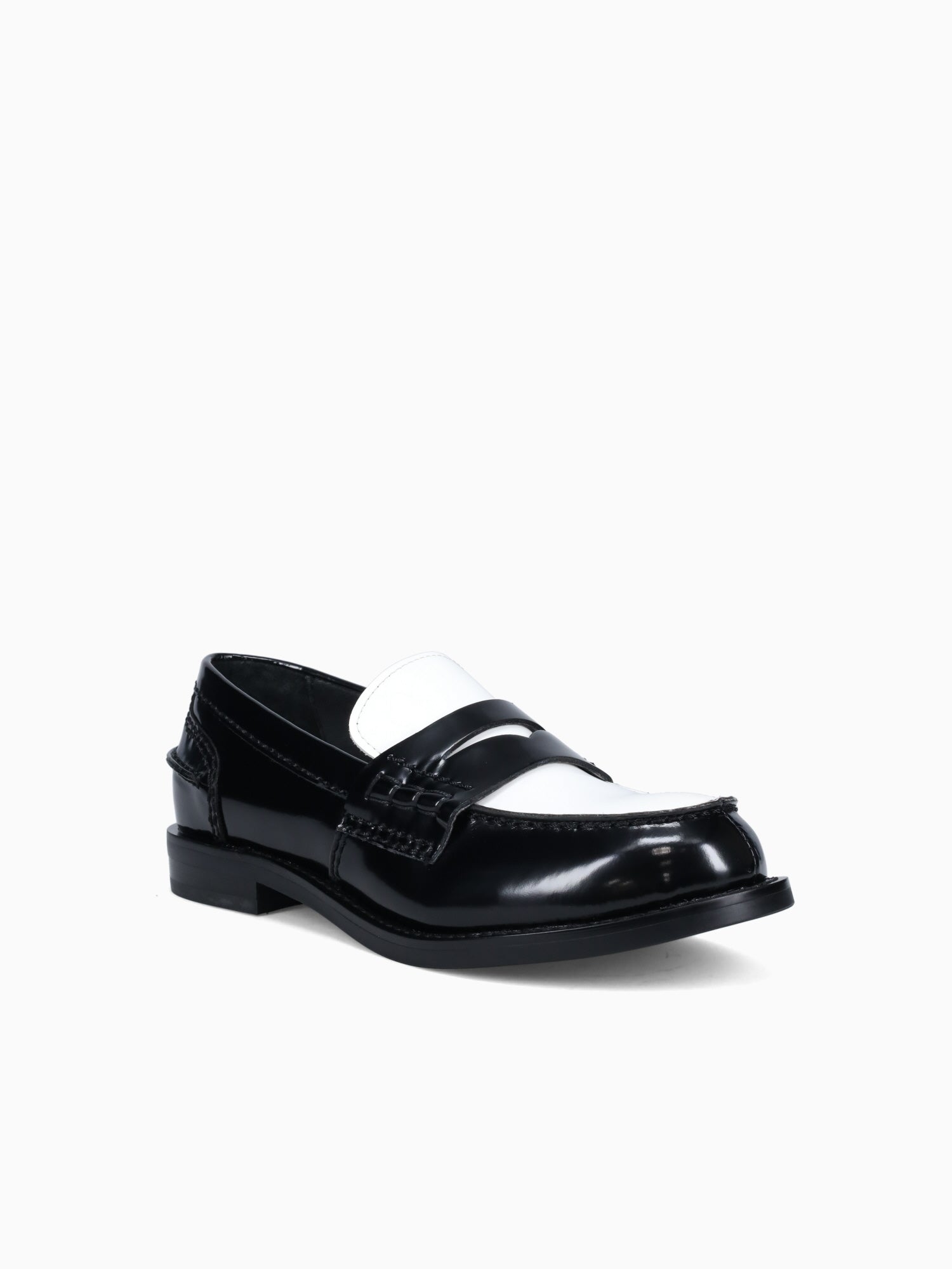 Colleague Black White cow leather Black White / 5 / M