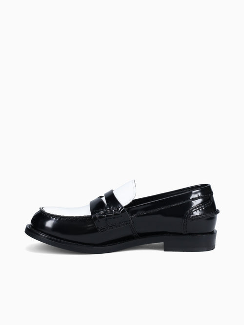 Colleague Black White cow leather Black White / 5 / M