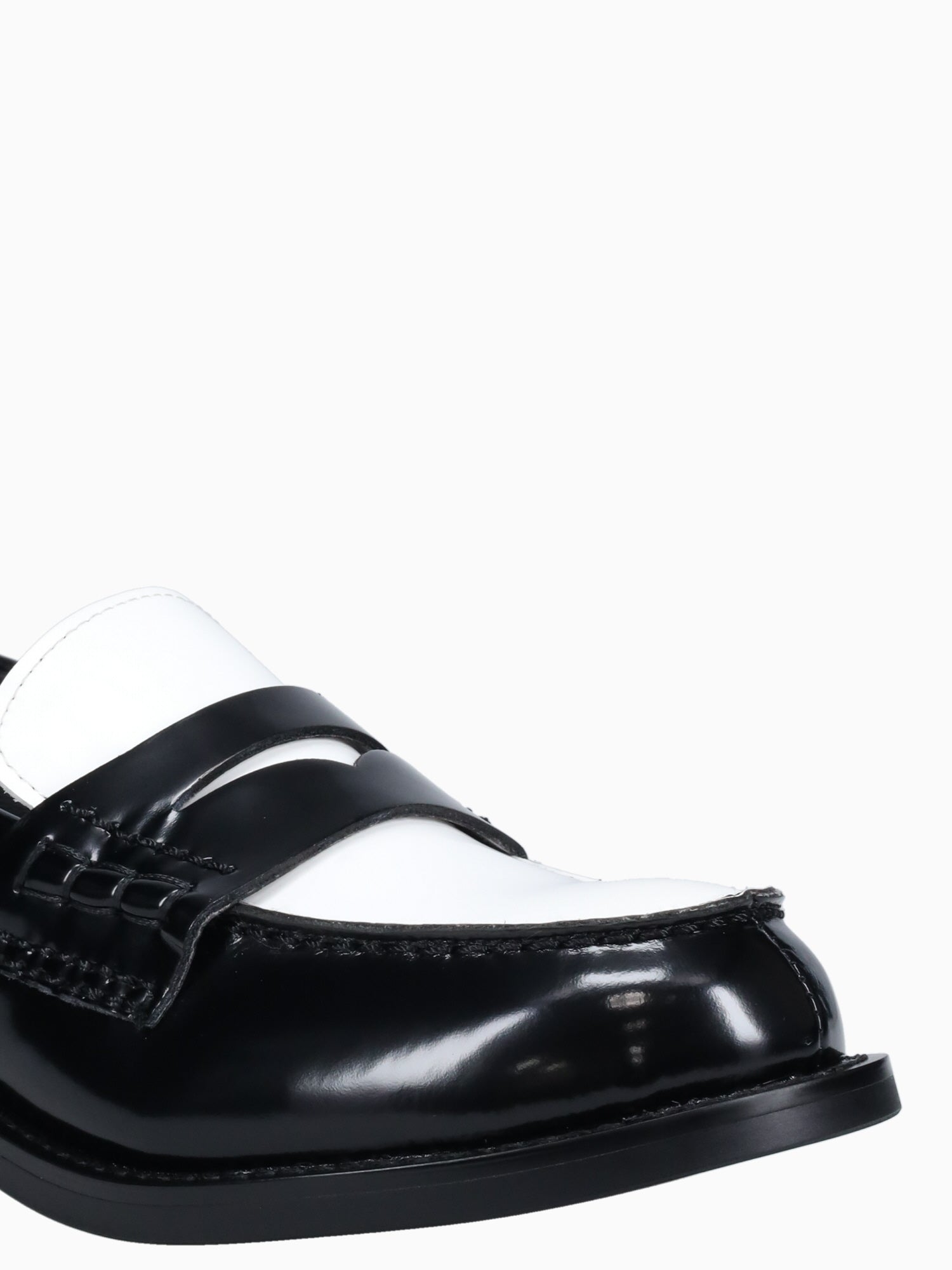 Colleague Black White cow leather Black White / 5 / M