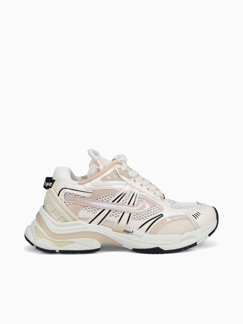 Race Gardenia Talc patent Microfiber Beige Multi / 36 / M