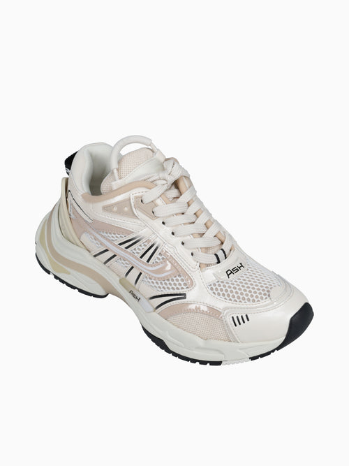 Race Gardenia Talc patent Microfiber Beige Multi / 36 / M