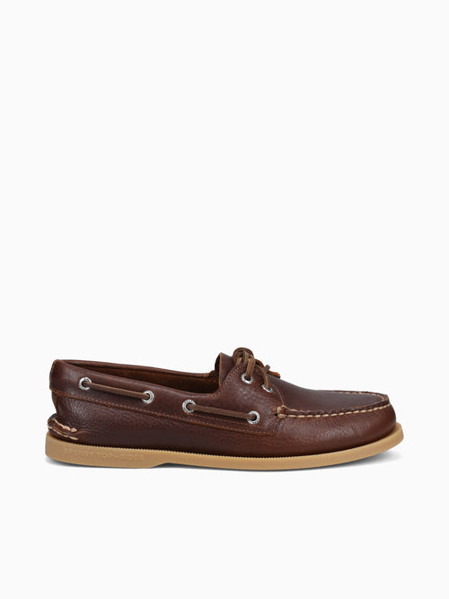 A 0 eye pull up dk tan leather Tan / 8 / M