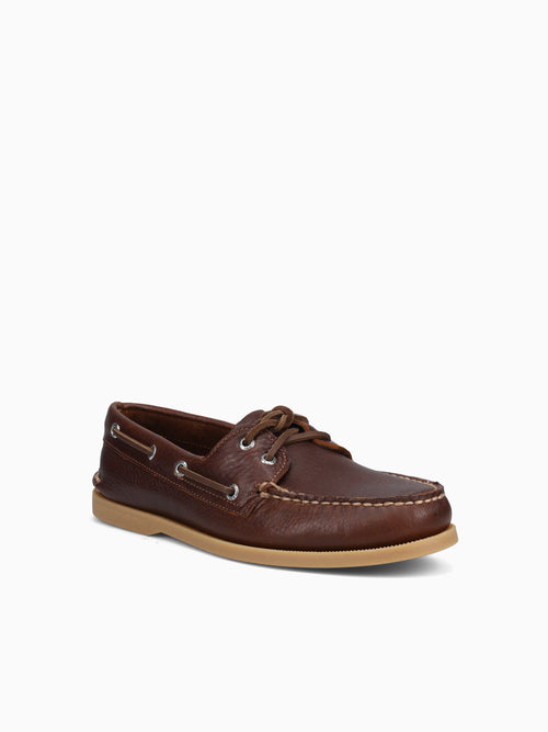 A 0 eye pull up dk tan leather Tan / 8 / M