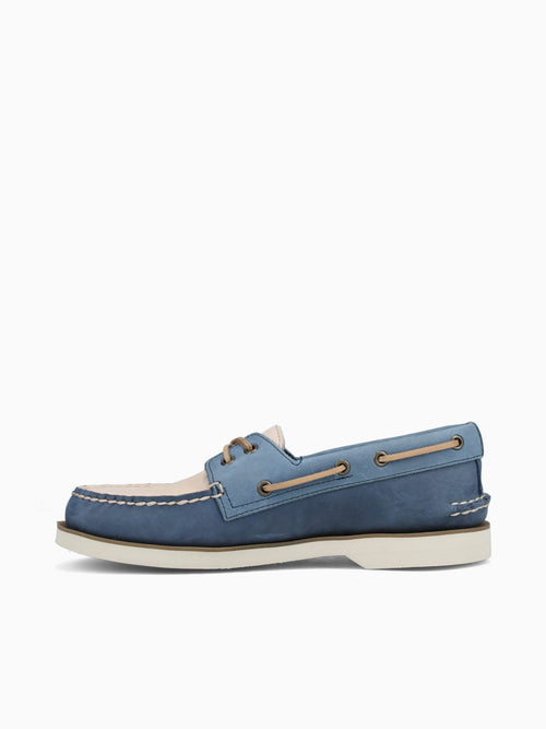 A 0 2 double sole blue multi leather Blue / 8 / M