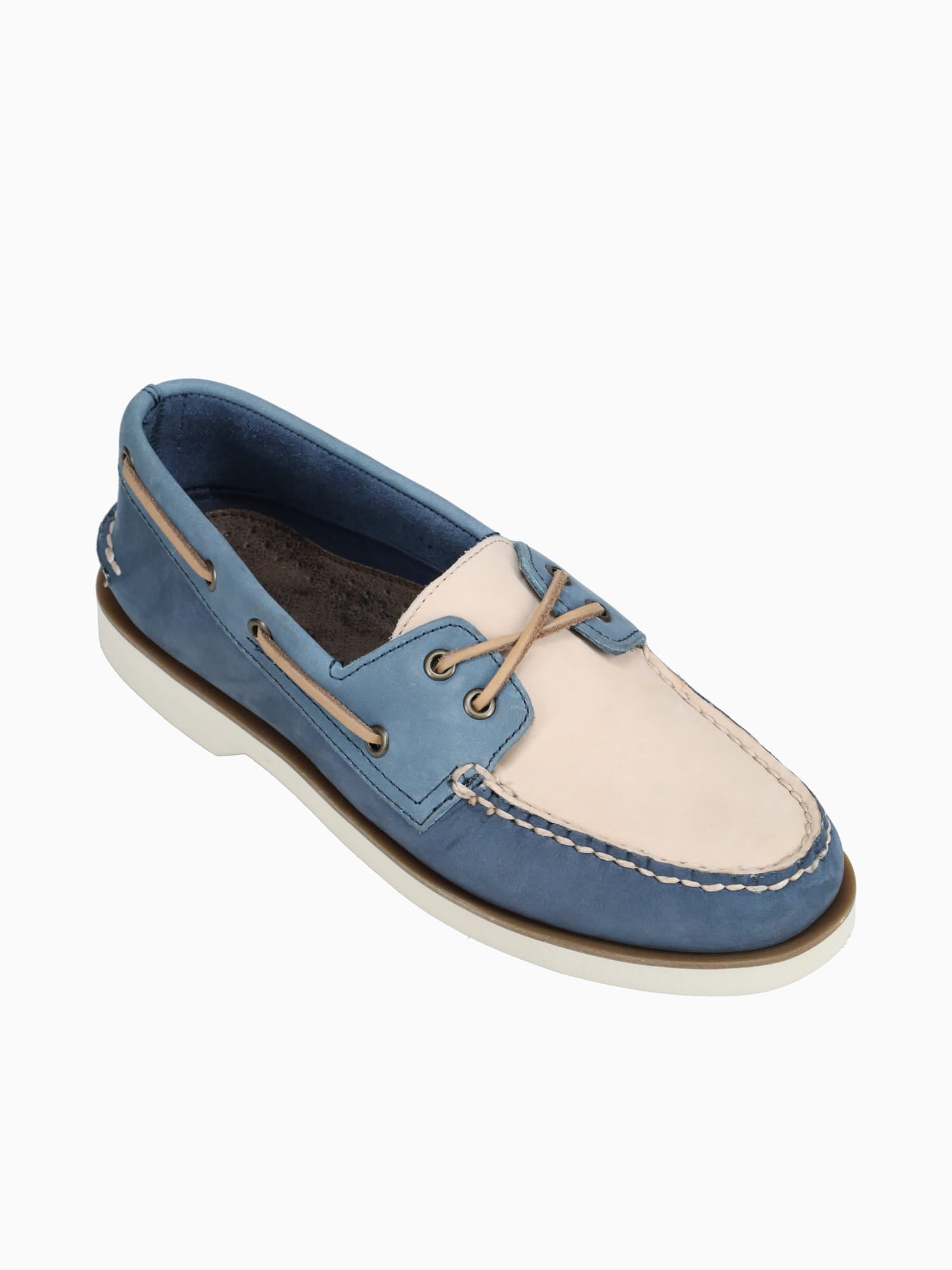A 0 2 double sole blue multi leather Blue / 8 / M