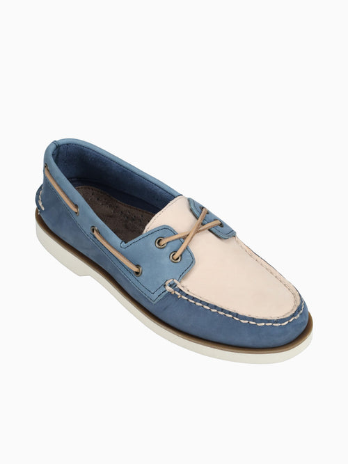 A 0 2 double sole blue multi leather Blue / 8 / M