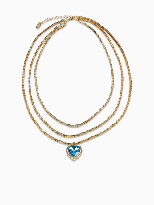 Nec Charm Heart Blue Blue
