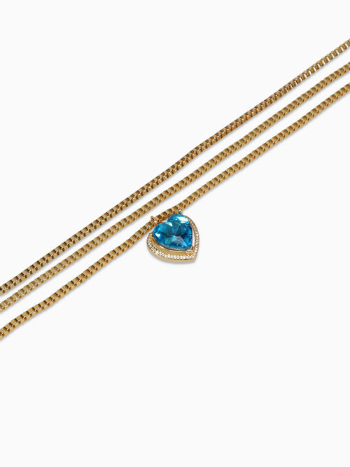 Nec Charm Heart Blue Blue