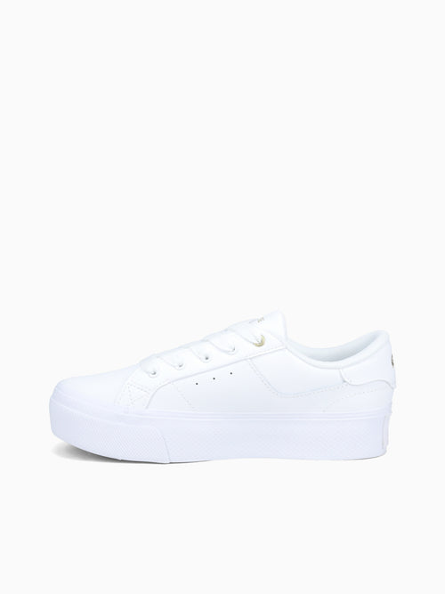 Ziane Platform Wht Gold leather White / 5 / M