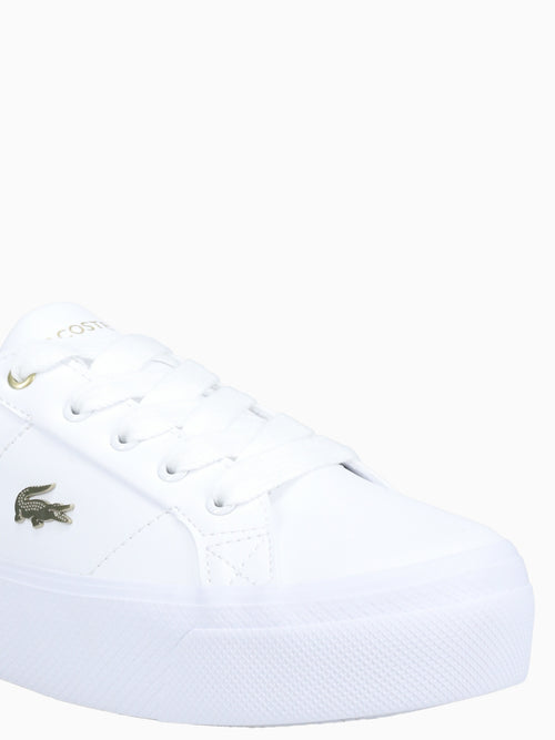 Ziane Platform Wht Gold leather White / 5 / M