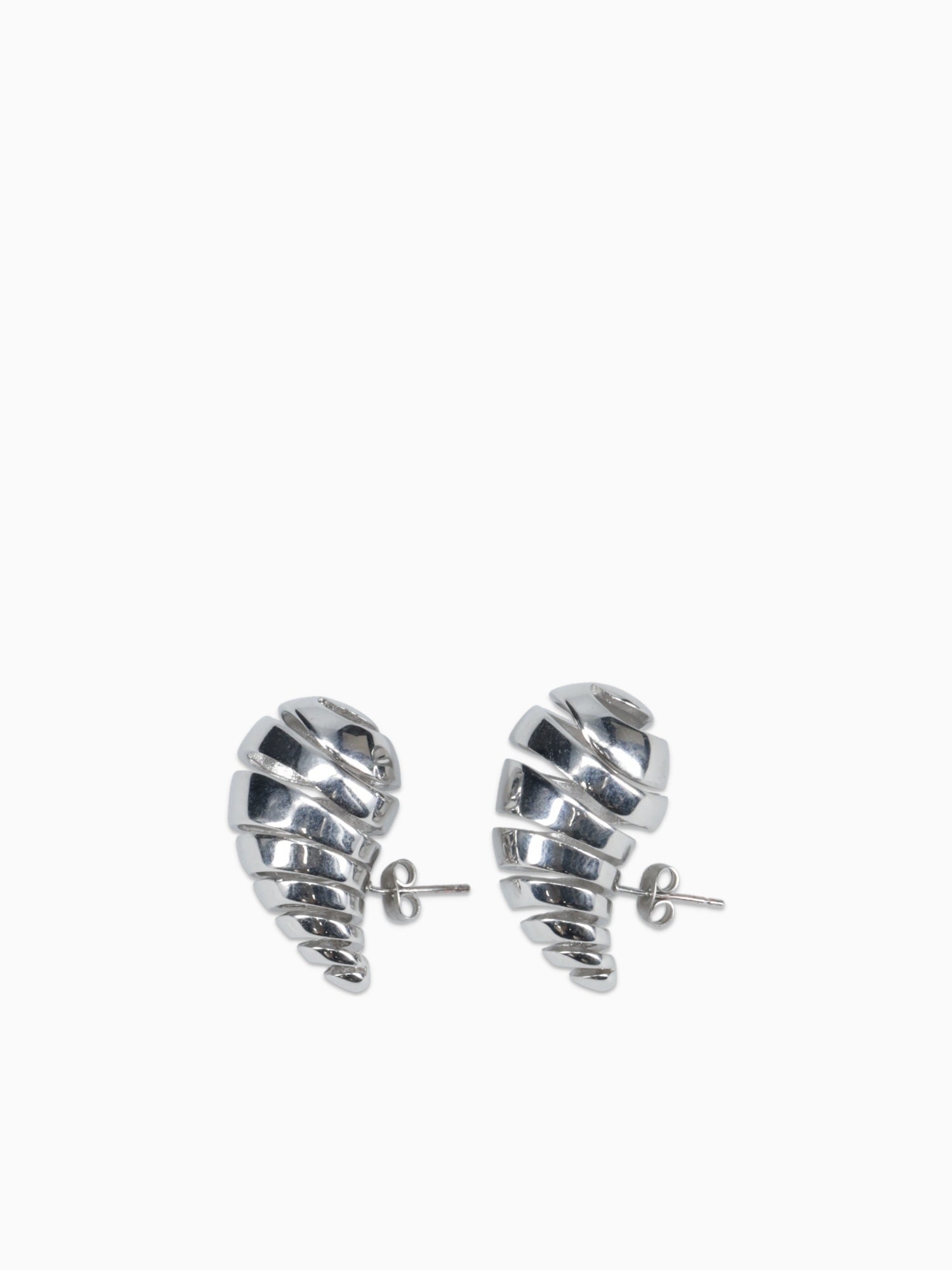 Ea Swirl Drop Silver Silver