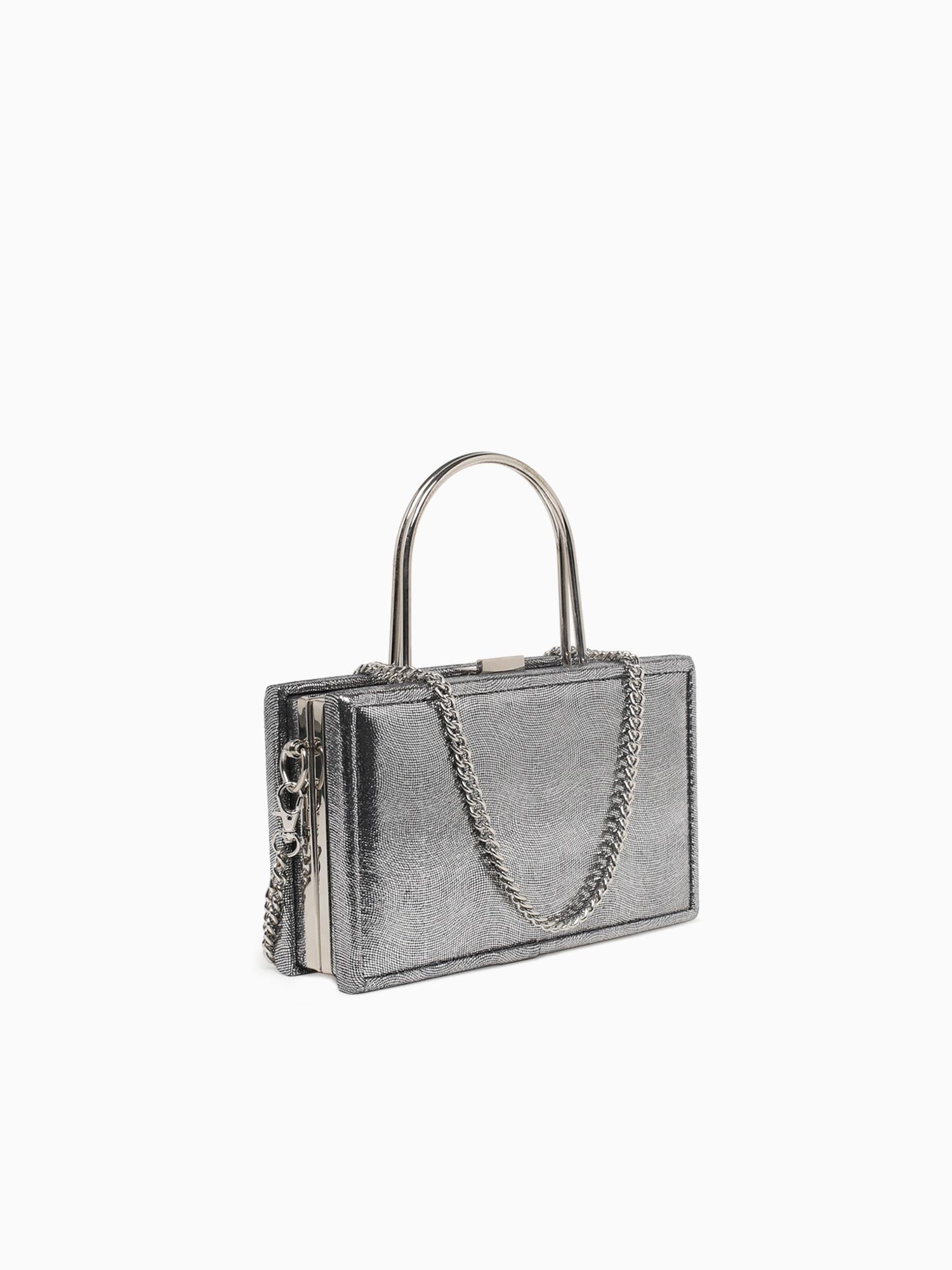 Charlie Top Handle Pewter Pewter