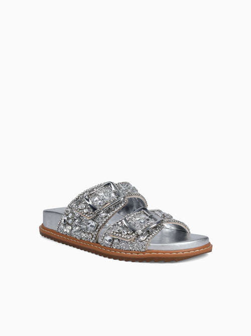Minnesota Silver Rhinestone Silver / 5 / M