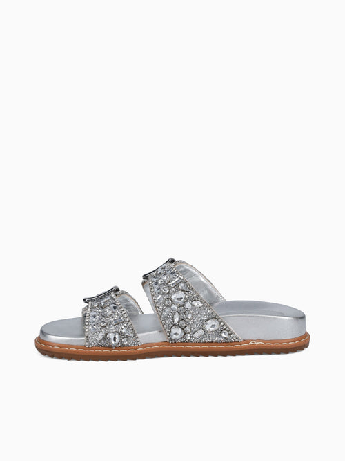 Minnesota Silver Rhinestone Silver / 5 / M