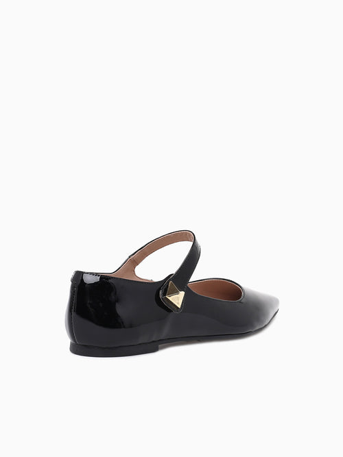 Gloria Black Patent Leather Black / 5 / M