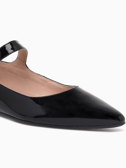 Gloria Black Patent Leather Black / 5 / M