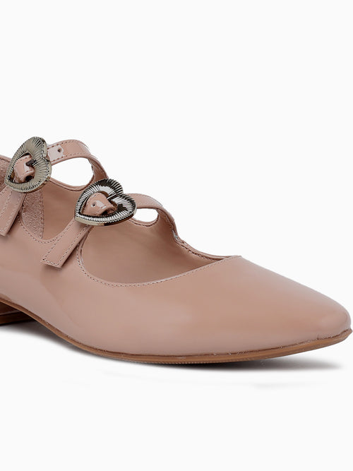 Blanche Nude Patent Leather Beige / 5 / M