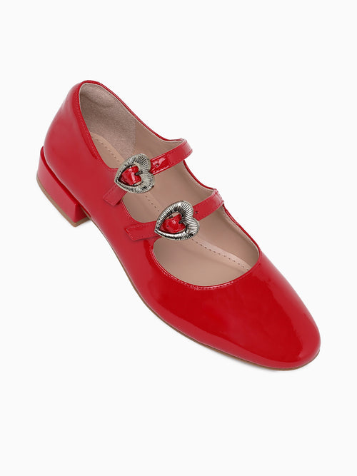 Blanche Ferrari Patent Leather Red / 5 / M