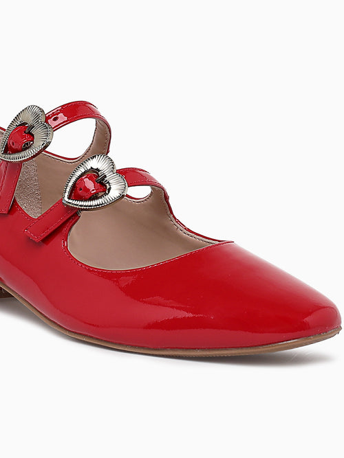 Blanche Ferrari Patent Leather Red / 5 / M