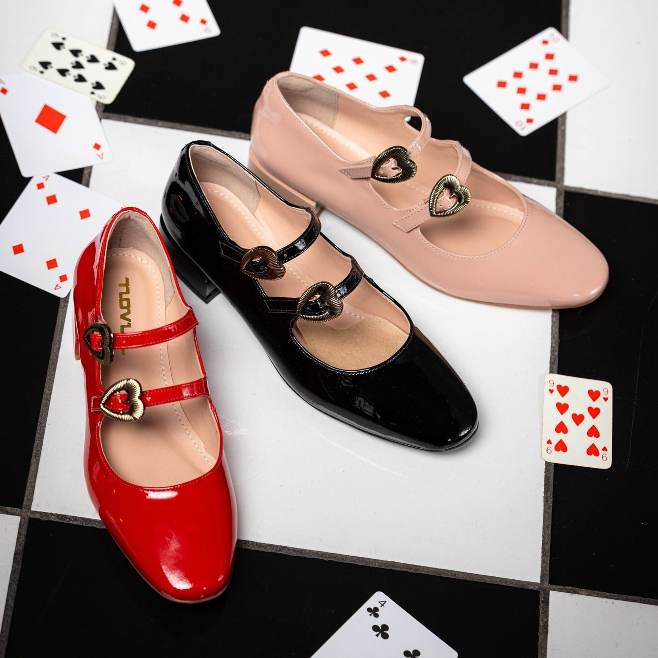Blanche Ferrari Patent Leather