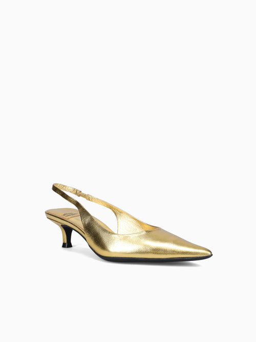 Persona Dk Gold Leather Gold / 5 / M