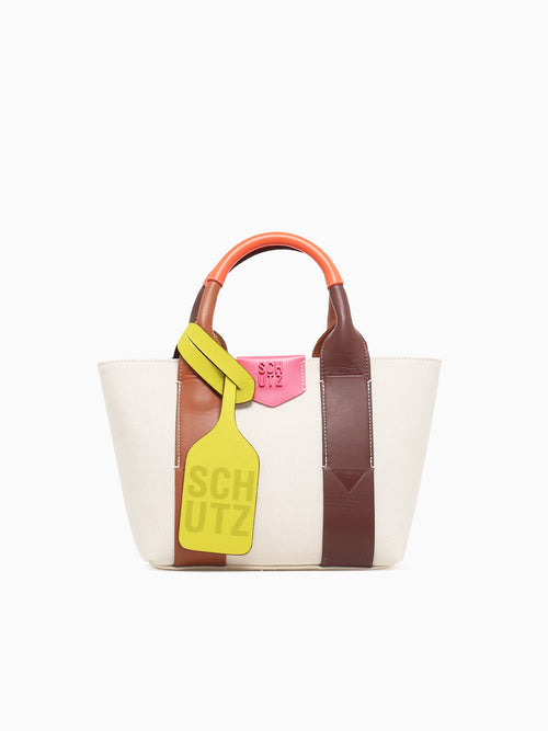 Ivory Tote Rosa Amarelo Multi