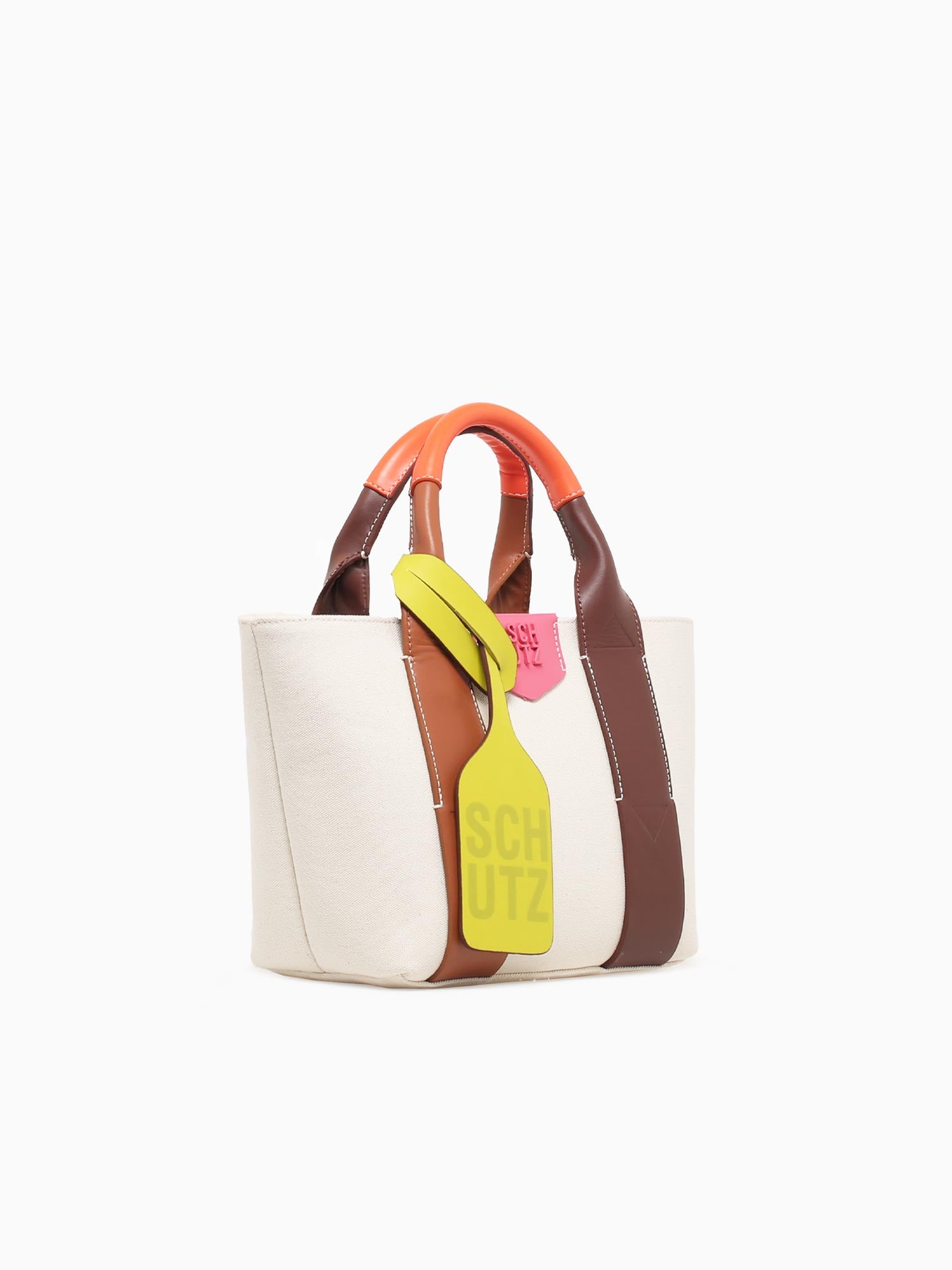 Ivory Tote Rosa Amarelo Multi