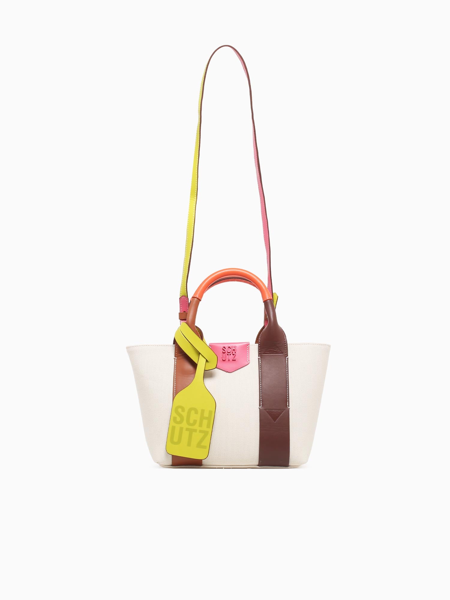 Ivory Tote Rosa Amarelo Multi