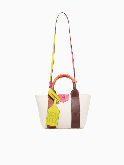 Ivory Tote Rosa Amarelo Multi