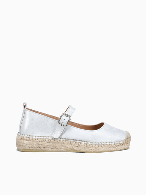 Ainora Beyaz Tucan Leather Silver / 36 / M