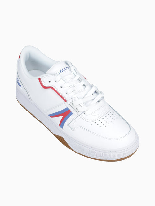 L001 124 9 White Red Blu leather White Multi / 7 / M