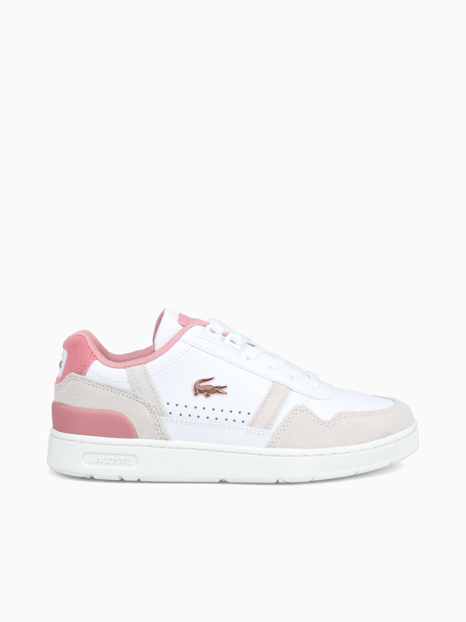 Tclip 124 6 White Lt pink leather Pink / 5 / M