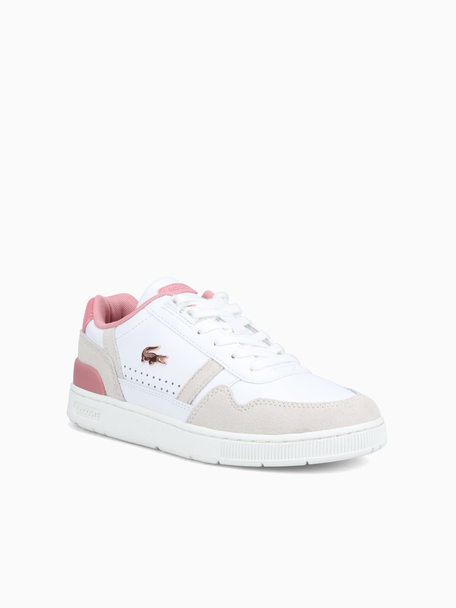 Tclip 124 6 White Lt pink leather Pink / 5 / M