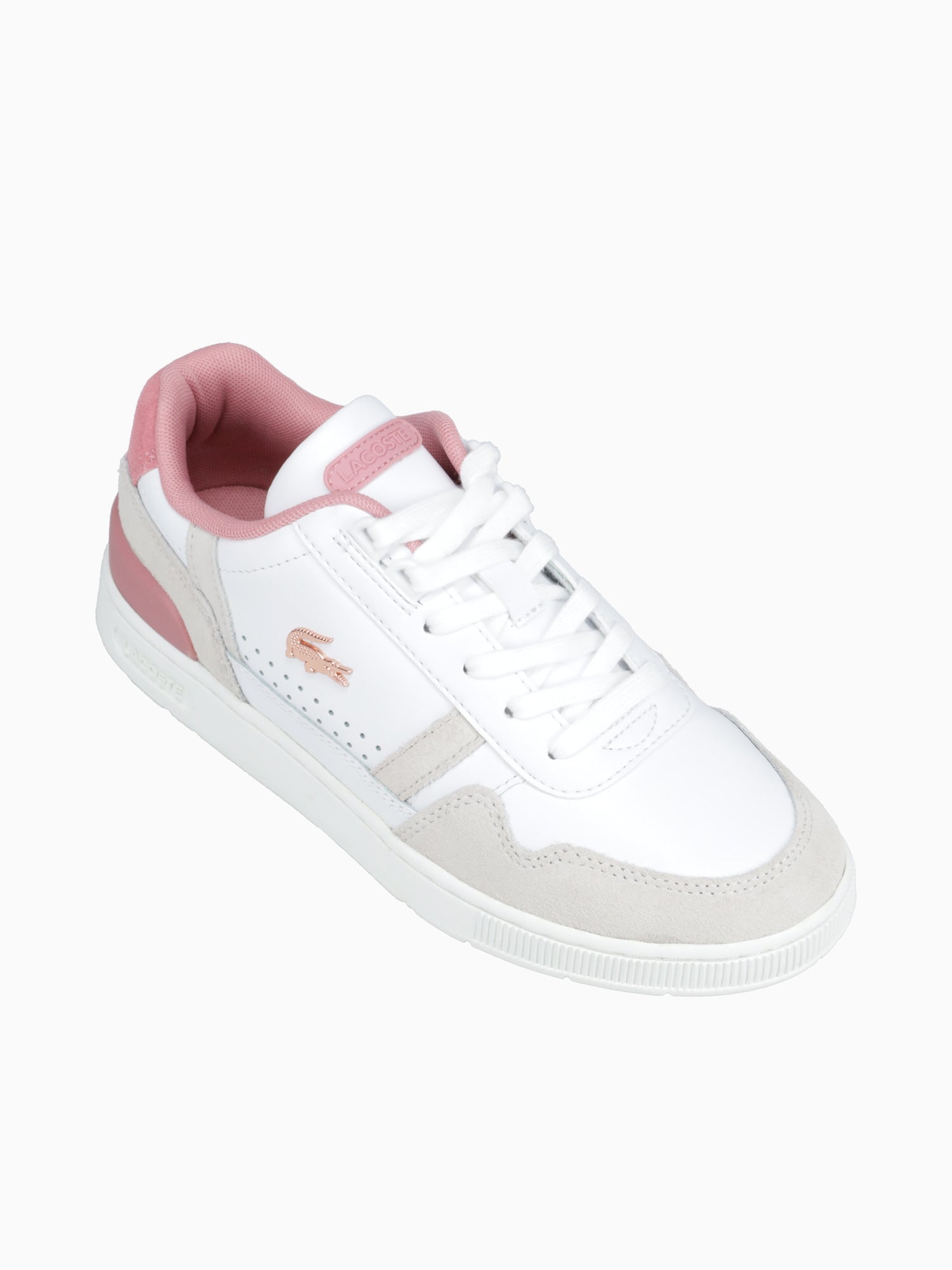 Tclip 124 6 White Lt pink leather Pink / 5 / M