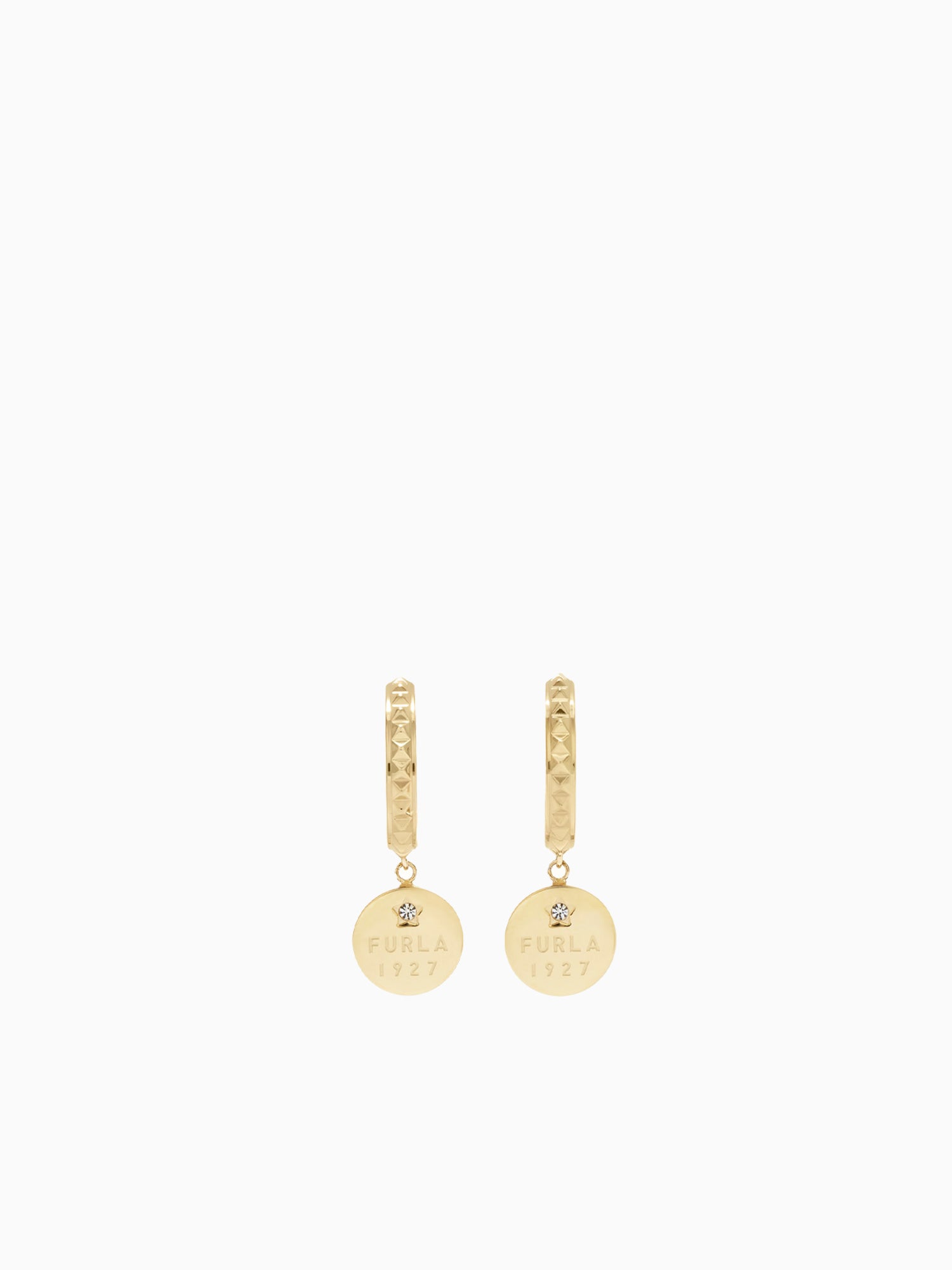 Ea Furla Studs Oro Gold