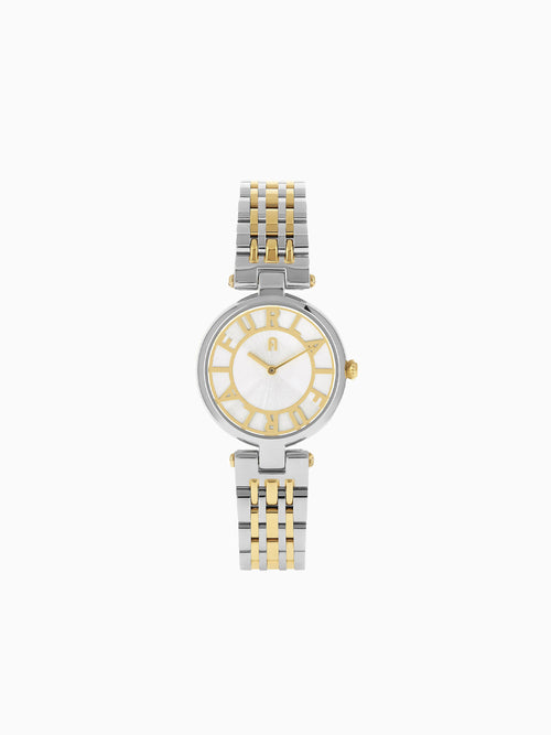 Furla New Club Round Case 32 Mm Metallic Multi