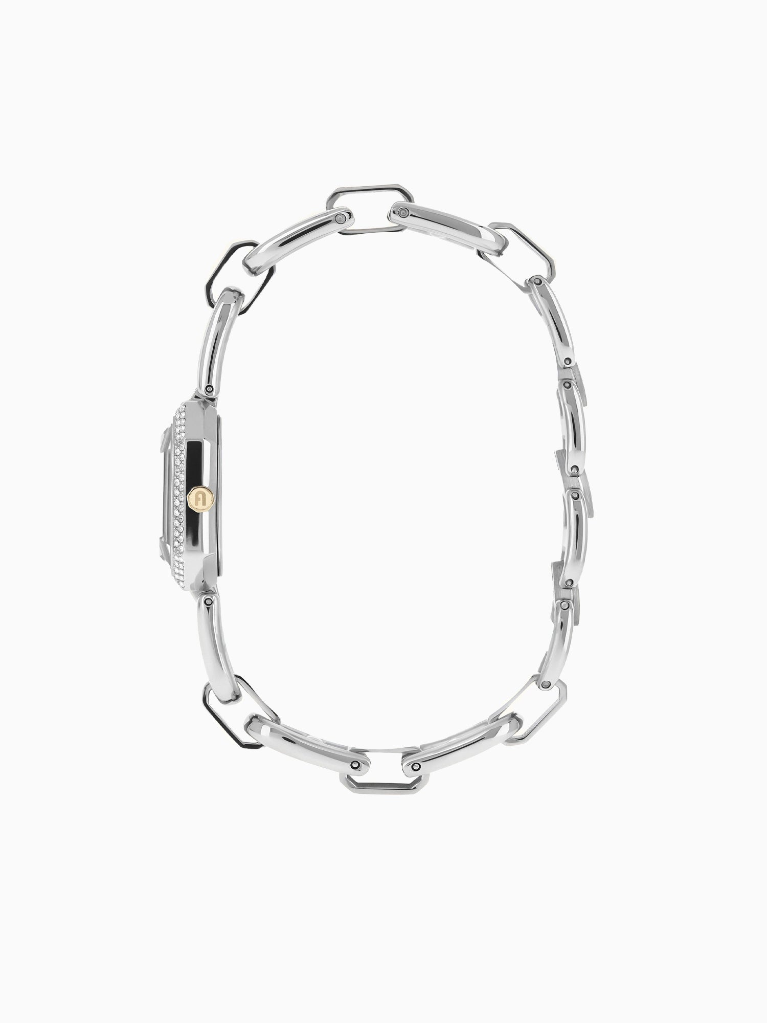 Furla Icon Shape Round Case 29.5 Mm Arge Silver